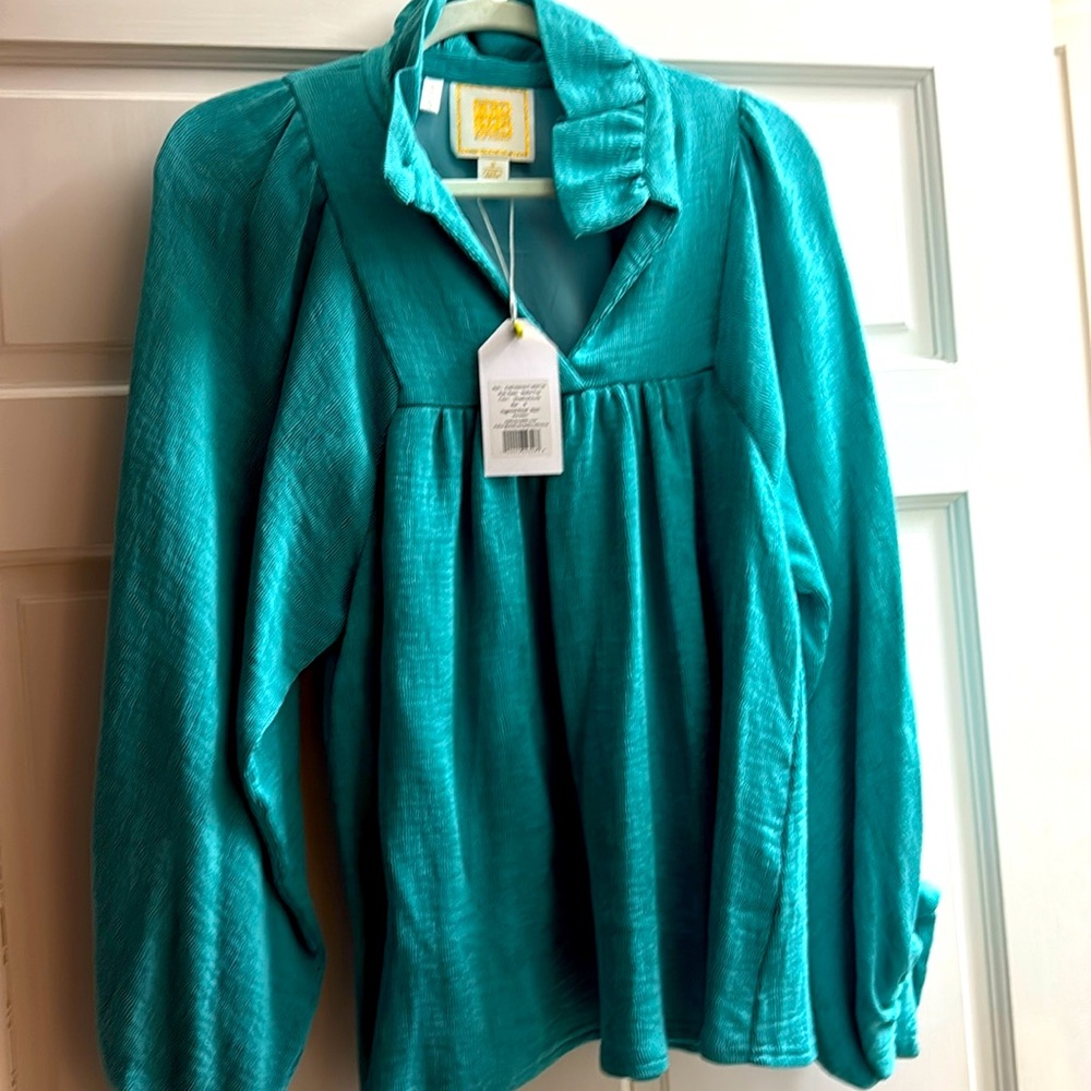 Emily McCarthy corduroy top size small - see deacription